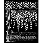 STAMPERIA SLEEPING BEAUTY PATTERN 20 X 25 CM - KSTD077