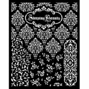 STAMPERIA SLEEPING BEAUTY STENCIL PATTERN 20 X 25 CM KSTD079