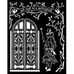STAMPERIA ALICE - PATTERN 20 X 25 CM-KSTD091