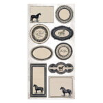 STAMPERIA ROMANTIC HORSES COLLECTABLES SBBV06 - Image 3