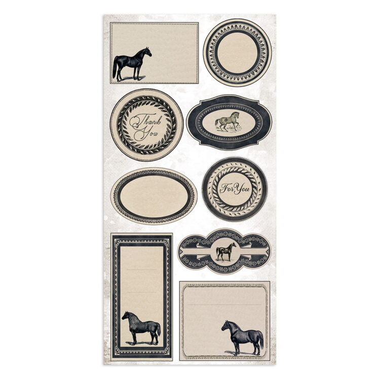 STAMPERIA ROMANTIC HORSES COLLECTABLES SBBV06 - Image 3