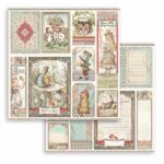 STAMPERIA BLOCK DESIGNER PAPER 15.2/15.2 CM - SBBXS02 - Image 4