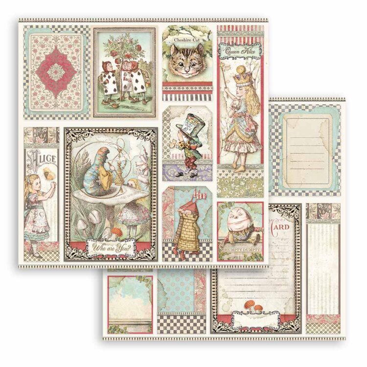 STAMPERIA BLOCK DESIGNER PAPER 15.2/15.2 CM - SBBXS02 - Image 4
