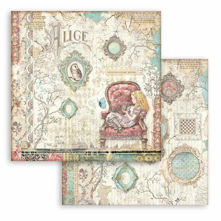 STAMPERIA BLOCK DESIGNER PAPER 15.2/15.2 CM - SBBXS02 - Image 13