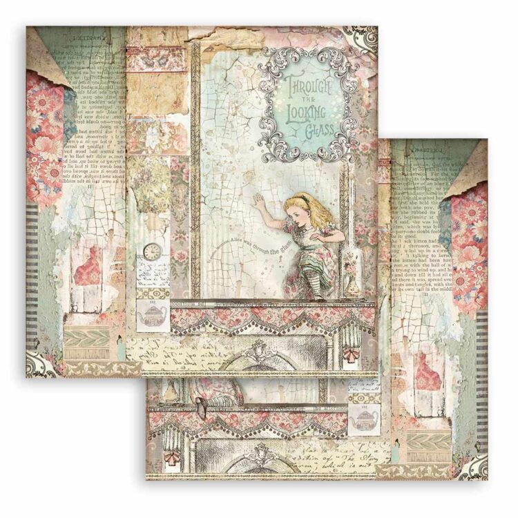 STAMPERIA BLOCK DESIGNER PAPER 15.2/15.2 CM - SBBXS02 - Image 12