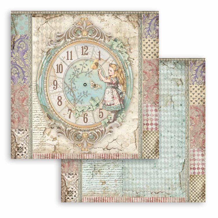 STAMPERIA BLOCK DESIGNER PAPER 15.2/15.2 CM - SBBXS02 - Image 11