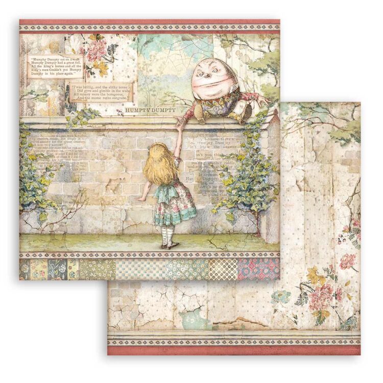 STAMPERIA BLOCK DESIGNER PAPER 15.2/15.2 CM - SBBXS02 - Image 10