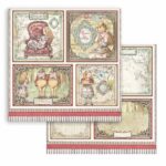 STAMPERIA BLOCK DESIGNER PAPER 15.2/15.2 CM - SBBXS02 - Image 6