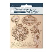 STAMPERIA ALICE BEER CARDBOARD ELEMENTS 14/14CM SCB50