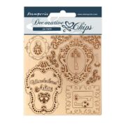 STAMPERIA ALICE BEER CARDBOARD ELEMENTS 14/14CM SCB75