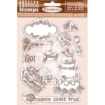 STAMPERIA SLEEPING BEAUTY STAMPS - RUBBER STAMPS WTKCC202