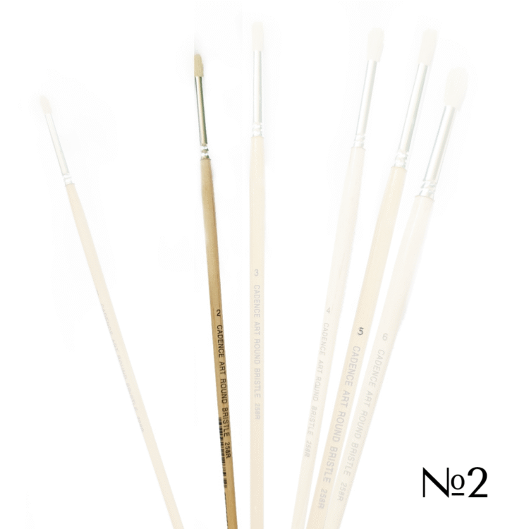 258002 CADENCE BRUSH BRISTLES ROUND 258 No2 - Image 1