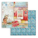 STAMPERIA CHRISTMAS PATCHWORK CARDBOARD 31.5/30.5CM - SBB806
