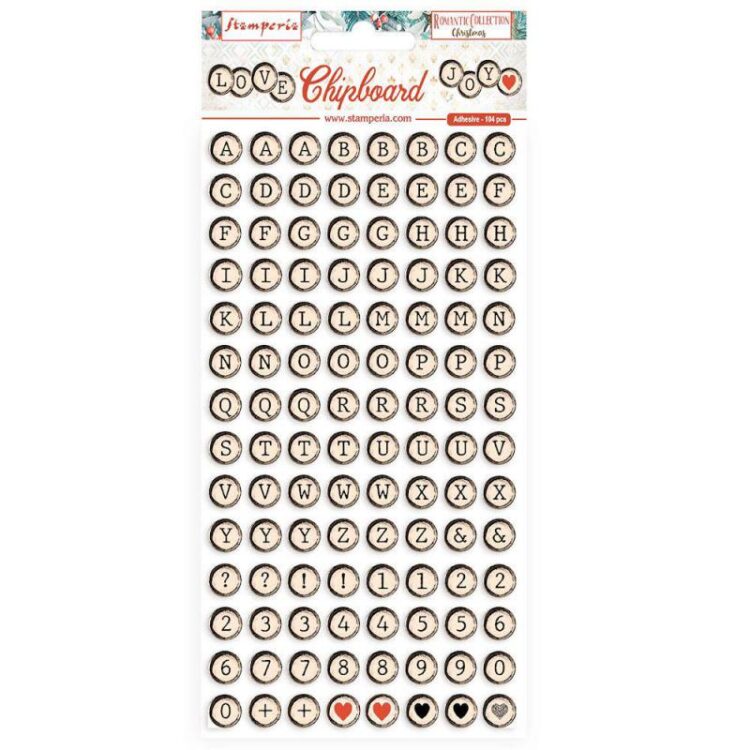 full_DFLCB43_1 STAMPERIA ROMANTIC CHRISTMAS CARDBOARD FIGURINES 104PCS. DFLCB43 - Image 1