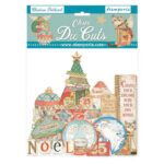 STAMPERIA CHRISTMAS PATCHWORK CLEAR DIE CUTS 51 PCS. DFLDCP08