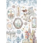 STAMPERIA WINTER TALES DECOUPAGE RICE PAPER A4- DFSA4584