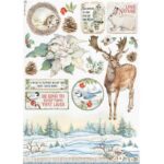 STAMPERIA WINTER TALES DECOUPAGE RICE PAPER A4- DFSA4585