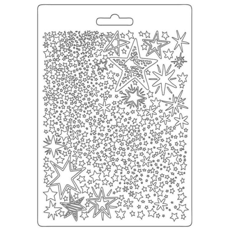 STAMPERIA CHRISTMAS PATCHWORK SOFT MOULD A5 K3PTA584 - Image 1