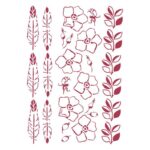 STAMPERIA ROMANTIC CHRISTMAS UNIVERSAL TEMPLATE KSG473