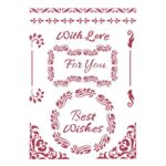 STAMPERIA ROMANTIC CHRISTMAS UNIVERSAL PATTERN KSG477