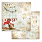 STAMPERIA ROMANTIC CHRISTMAS CARDBOARD 31.5/30.5 CM - SBB830