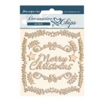 STAMPERIA PINK CHRISTMAS BEER CARDBOARD 14/14CM SCB68