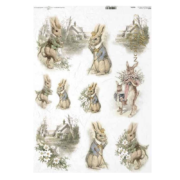 ITD COLLECTION DECOUPAGE RICE PAPER A3 - R0424L