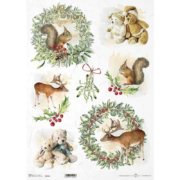 ITD COLLECTION DECOUPAGE RICE PAPER A3 - R0485L