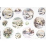 ITD COLLECTION DECOUPAGE RICE PAPER A3 - R0139L
