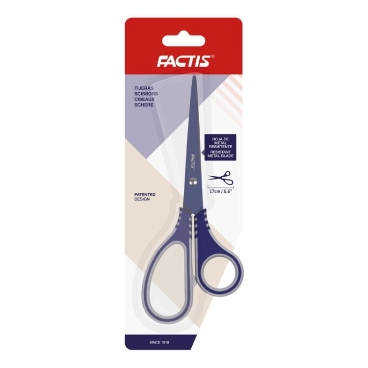 FACTIS SCISSORS 17CM - BLUE BWF10439B - Image 1