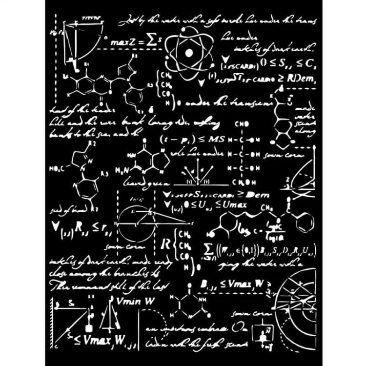 STAMPERIA ALCHEMY MEDIA STENCIL - TEMPLATE 20 X 25CM - KSTD097 - Image 2