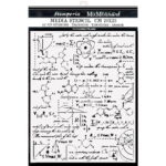 STAMPERIA ALCHEMY MEDIA STENCIL - TEMPLATE 20 X 25CM - KSTD097