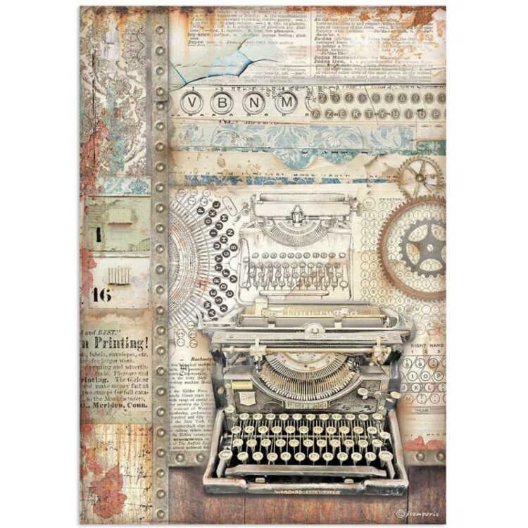 full_DFSA4646_1 STAMPERIA DECOUPAGE RICE PAPER A4 - DFSA4646 - Image 1