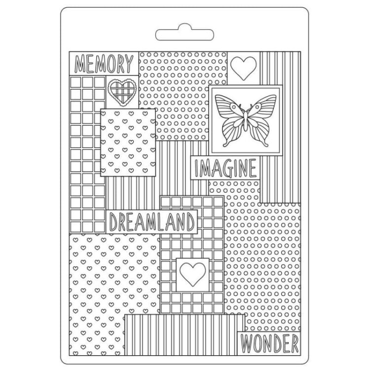 full_K3PTA5615_1 STAMPERIA PATCHWORK SOFT MOULD A5 K3PTA5615 - Image 1