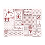 STAMPERIA DAYDREAM UNIVERSAL TEMPLATE KSD313