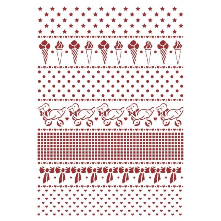 STAMPERIA DAYDREAM UNIVERSAL TEMPLATE KSG493 - Image 1