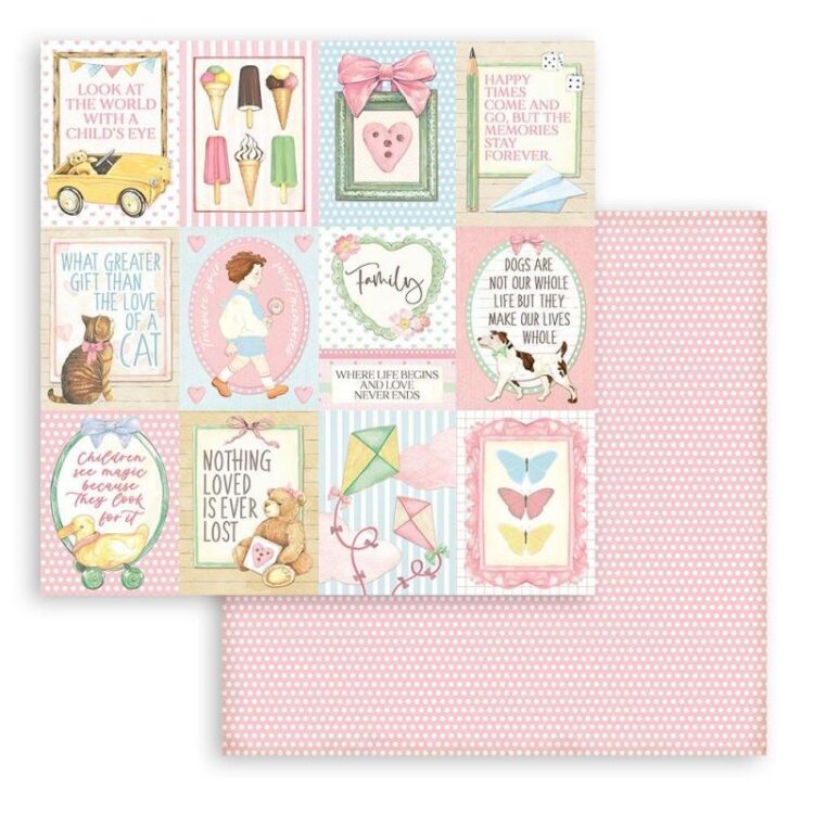 full_SBB857_1 STAMPERIA DAYDREAM DESIGNER CARDBOARD 30.5/30.5 CM - SBB857 - Image 1