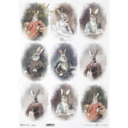 ITD COLLECTION DECOUPAGE RICE PAPER A3 - R0661L