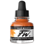 DALER ROWNEY ACRYLIC SHOWER FW 29.5 ML - FLAME ORANGE 160029687 - Image 2