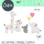 SIZZIX BIGZ CUT PUNCHES - ZOO FRIENDS
