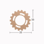 NEWART MDF SPROCKET 33/33CM - DS 82