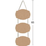 NEWART MDF TILES FOR DECOUPAGE 3PCS 23/65CM - F 727