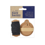 DOCRAFTS PAPER TAGS WITH KRAFT LINK 30PCS. - PMA 174325