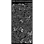 STAMPERIA MEDIA STENCIL - TEMPLATE 12 X 25 CM - KSTDL61