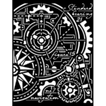 STAMPERIA MEDIA STENCIL - TEMPLATE 20 X 25 CM - KSTD107