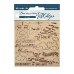 STAMPERIA BEER CARDBOARD ELEMENTS 14/14CM SCB130