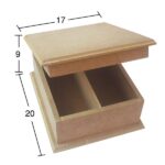 NEWART MDF BOX 20/17/9CM - KU 221