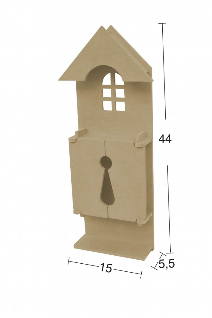 MT-13-687x1030 NEWART MDF KEY HOUSE 15/5.5/44CM - MT 13 - Image 1