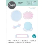 SIZZIX THINLITS CUT PUNCHES - FLOURISH FRAMES