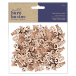 DOCRAFTS WOODEN LETTERS FOR DECORATION 200 PCS. - PMA 174083